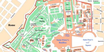 Ciudad del vaticano mapa político